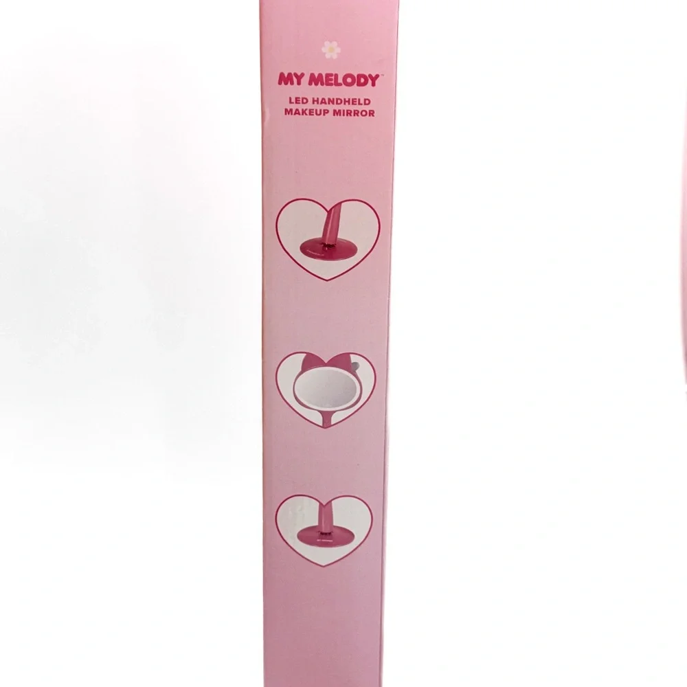 Hello Kitty Pink LED Makeup Mirror with Red Bow